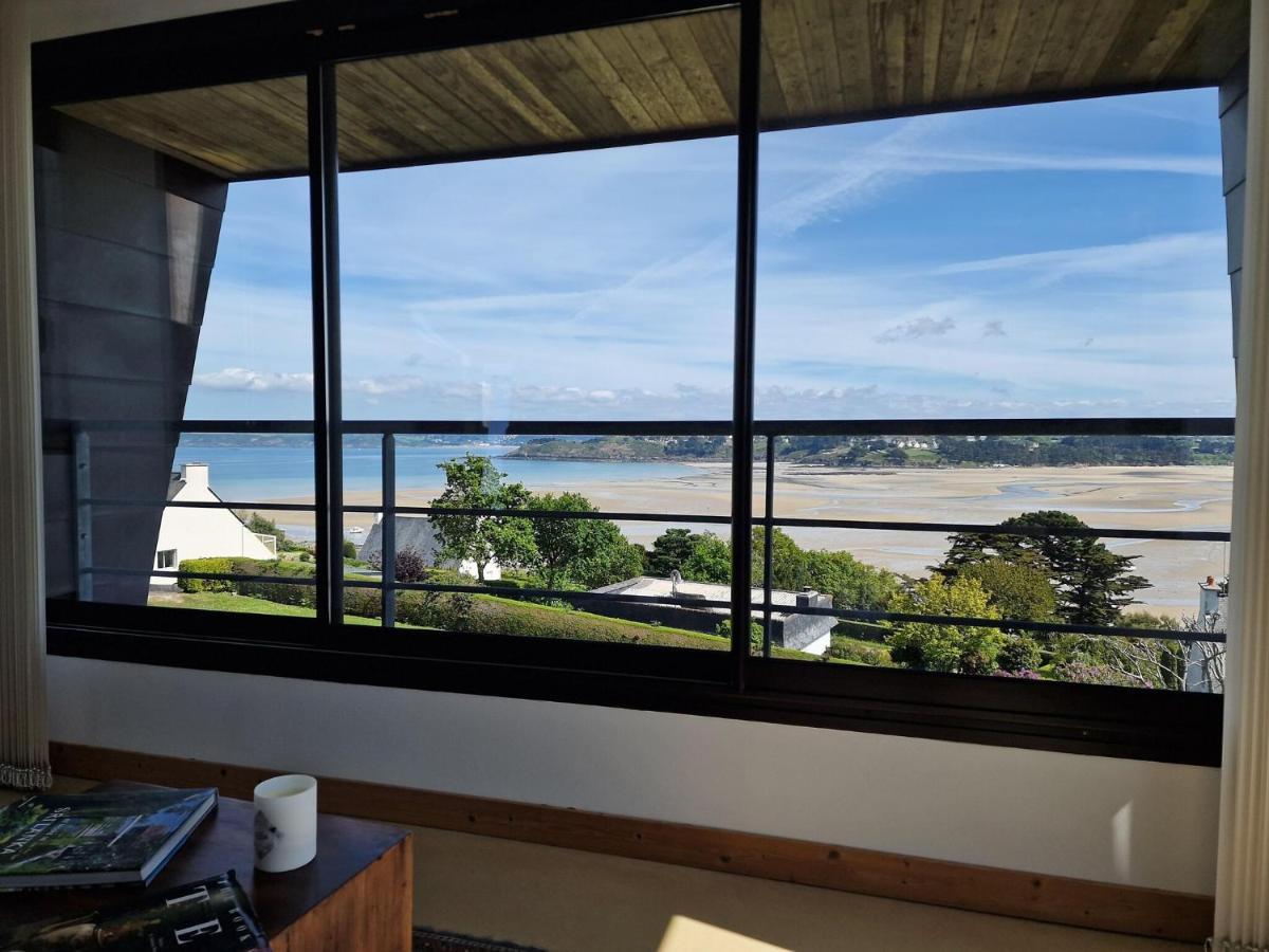 Architect Villa With Fantastic Sea View, Locquirec Eksteriør bilde