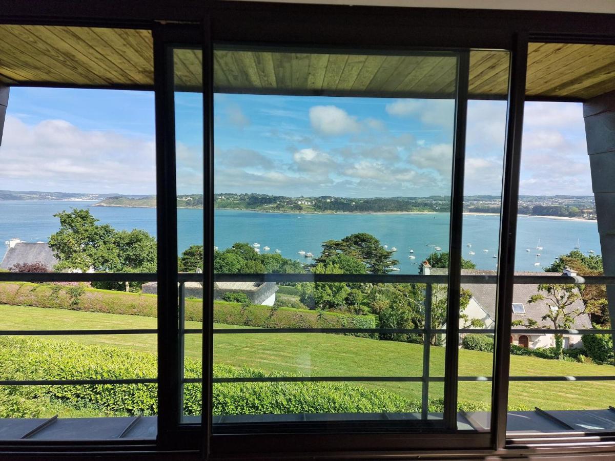 Architect Villa With Fantastic Sea View, Locquirec Eksteriør bilde